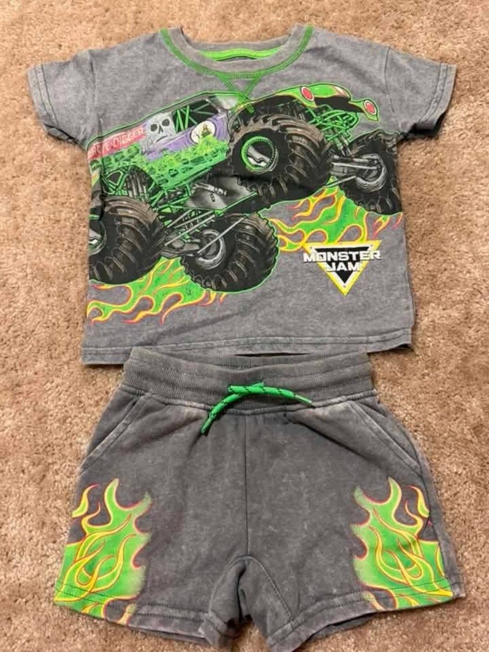 Monster Jam Short Set 2T
